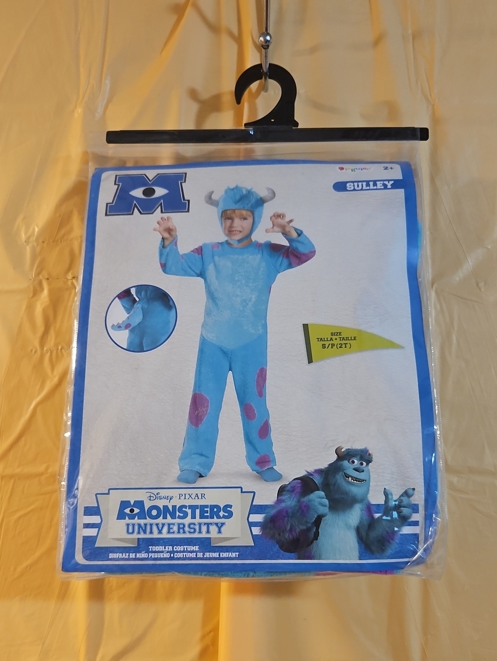 DISNEY PIXAR MONSTERS UNIVERSITY SULLEY COSTUME: DISGUISE: NEW: TODDLER 2T